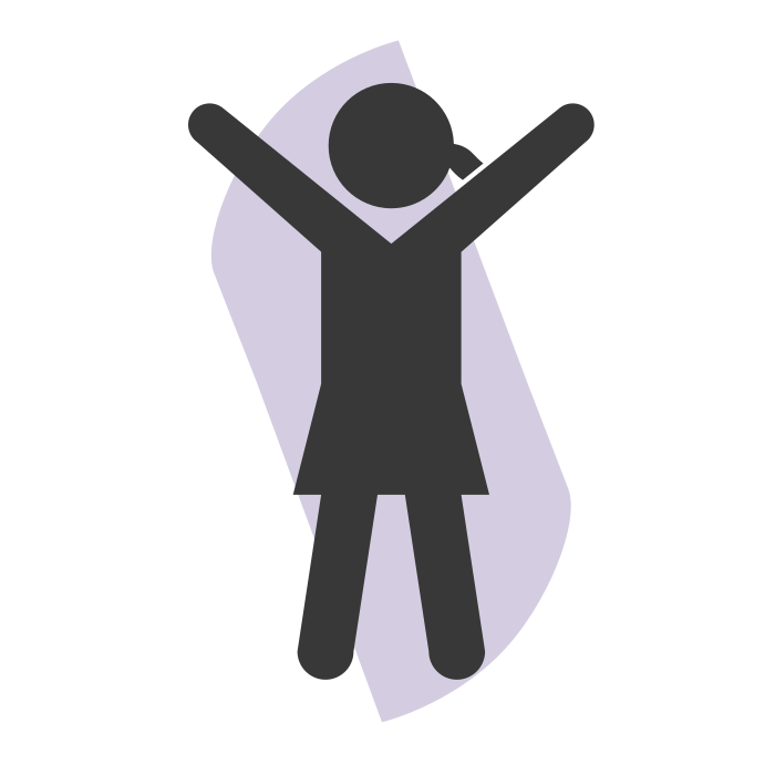Icon representing a smiling face or emotional balance.